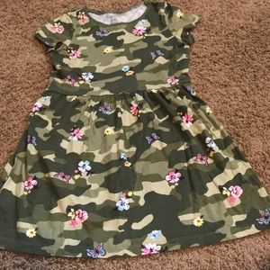 Girls camo dress